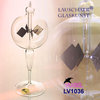 Radiometer with solid glass stem