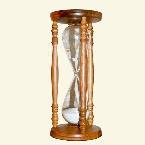 Sand timer Model Walnut / Noyer Hourglass Model