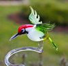 Orchid rod green woodpecker